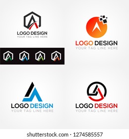 Logo Design Templates set