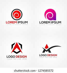 Logo Design Templates set