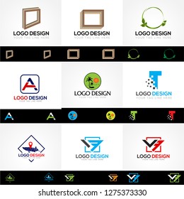 Logo Design Templates set