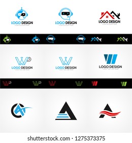 Logo Design Templates set