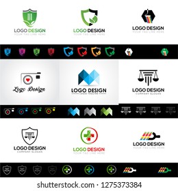 Logo Design Templates set