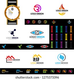 Logo Design Templates set