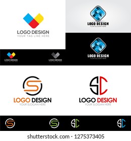 Logo Design Templates set