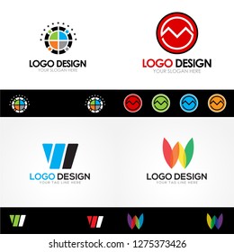 Logo Design Templates set