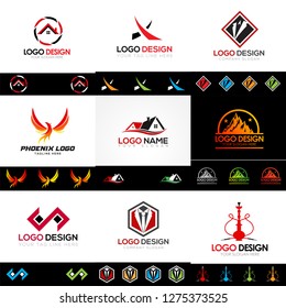 Logo Design Templates set