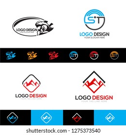Logo Design Templates set