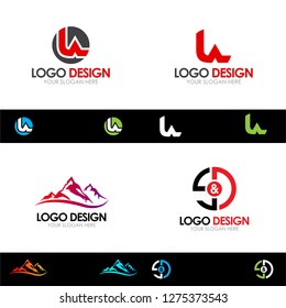 Logo Design Templates set