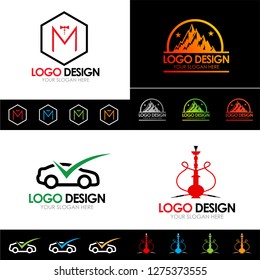 Logo Design Templates set