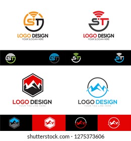 Logo Design Templates set