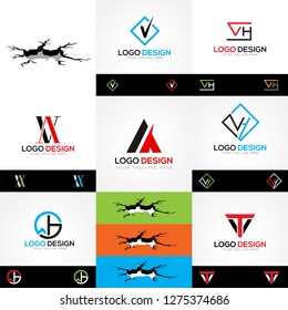 Logo Design Templates set