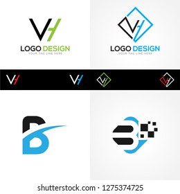 Logo Design Templates set