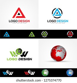 Logo Design Templates set