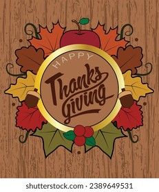 A logo design for Thanksgiving.