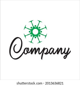 Logo design that can be customized with the company name according to your needs