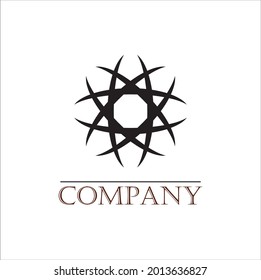 Logo design that can be customized with the company name according to your needs