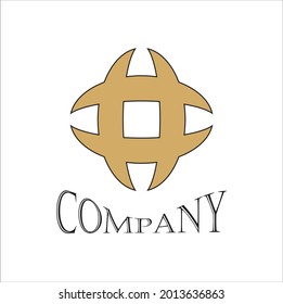 Logo design that can be customized with the company name according to your needs