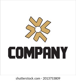 Logo design that can be customized with the company name according to your needs