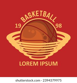 A logo design that creates an urban atmosphere and the power of street basketball, suitable for digital and print media needs