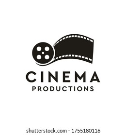 Logo design that make shape off cinema film that suit to be placed everywhere