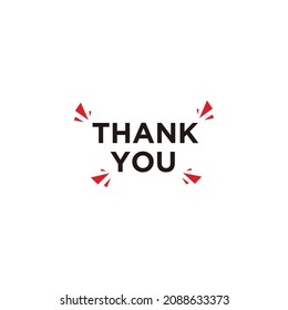 LOGO DESIGN WITH THEME LETTER THANK YOU