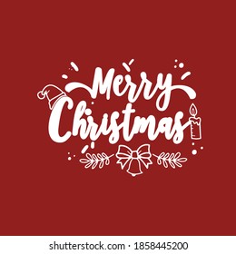logo design with theme merry christmas