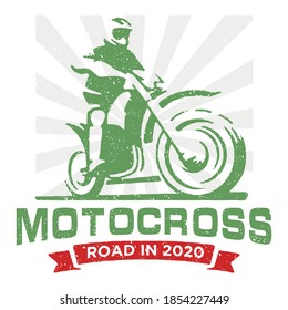 Logo-Design mit Motocross