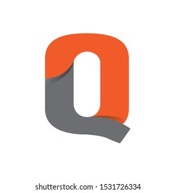 logo design with the theme of Q. white background