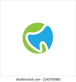 The logo design is tooth