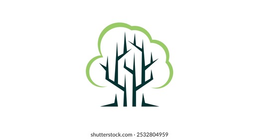 logo design tree, agriculture, farm, forest, logo design vector, symbol, icon, idea, creative.
