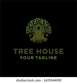 logo design of tree house