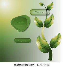 Logo Design tree sunny