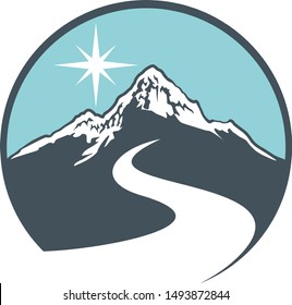 Logo design for trips to the top of the mountain