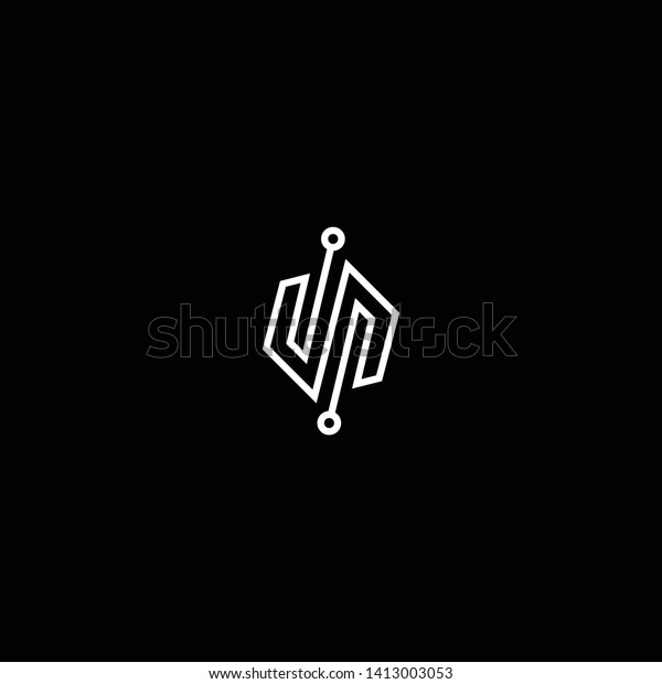 logo design un nu vector technology stock vector royalty free 1413003053 shutterstock