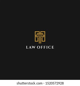 Logo design unique for Law office