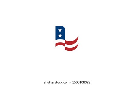 logo design of united states flag