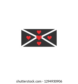Logo design unusual love message
