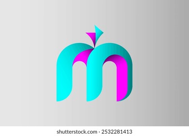 The logo design uses the letter M, can be used for companies with the initial M