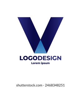 logo design with V letter