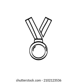 logo design vector art doodle sketch hand drawn medal