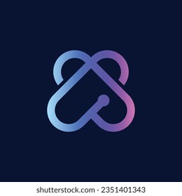 A Logo design Vector Art with Modern Gradients