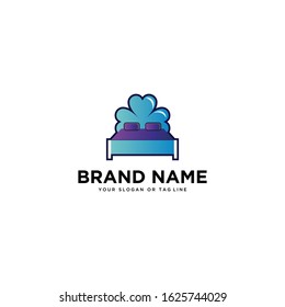 logo design vector bed template