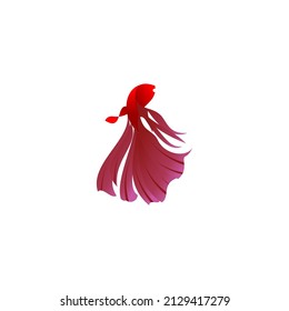Diseño del logotipo y vector de los peces betta