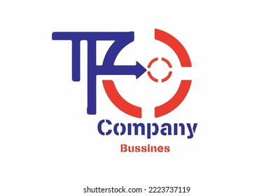 logo design vector, blue background