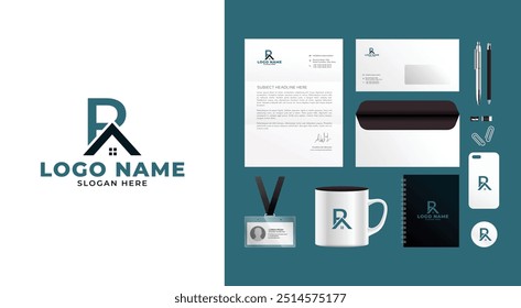 Logo design vector for construction, home, real estate, building, property. Minimal awesome trendy professional logo design branding Collateral.