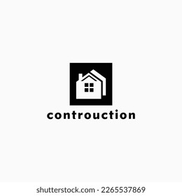 logo design vector for contruction service and architecture