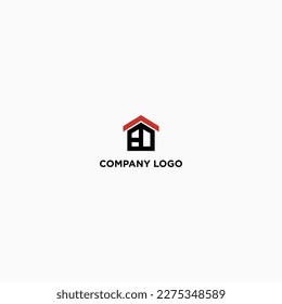 Logo-Design-Vektorgrafik für Baudienst und Architektur