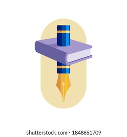 Logo design vector for education department.