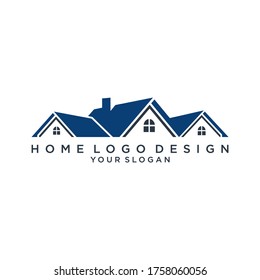 logo design with vector home