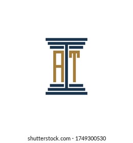 at logo design vector icon