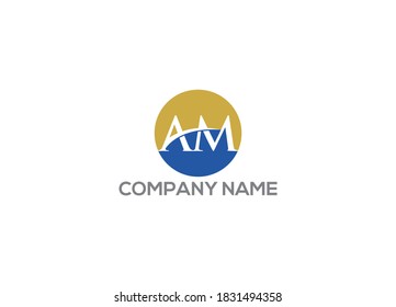 am logo design vector icon template